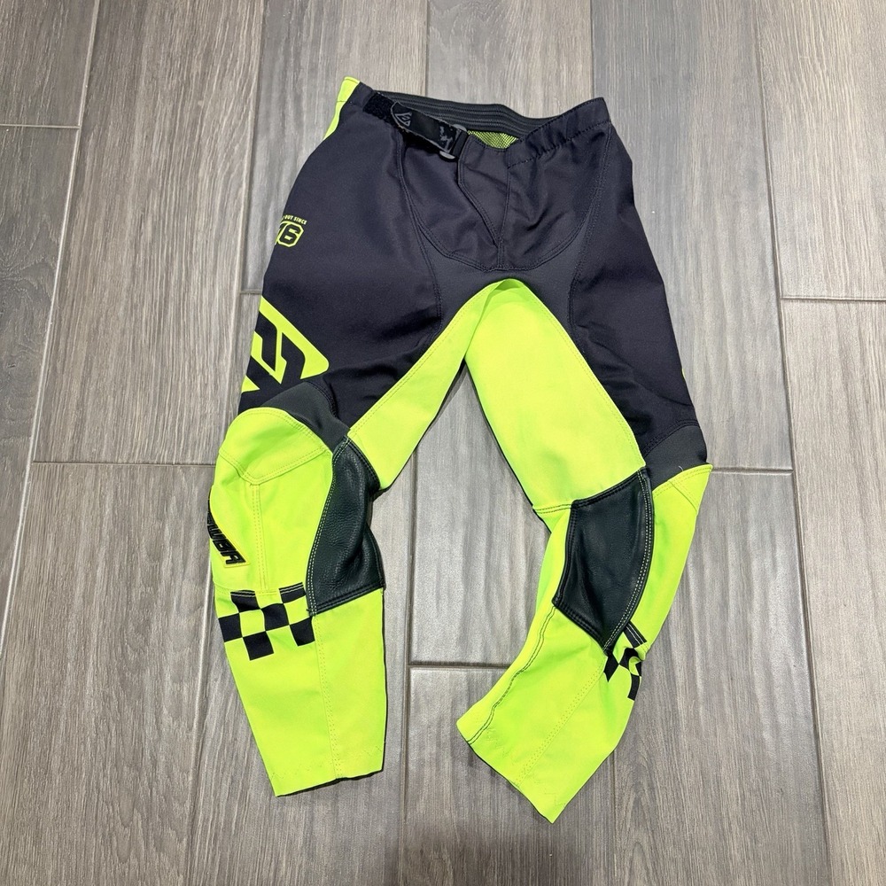Answer Racing Synchron Youth Motocross Pants - Size Y24 - Neon Black